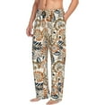 thumbnail image 1 of Picia Floral Paisley Mens Soft Woven Cotton Elastic Waistband Sleep Pajama Pant Lounge Sleep Pant With Pockets And Drawstring-XX-Large, 1 of 9