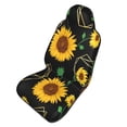 thumbnail image 1 of Picia Flower (2) Print Waterproof Sweating Car Seat Cover for Post Gym Workout, Running, Beach and Hiking, Universal Fit Anti-Slip Bucket Seat Protector, 1 of 5