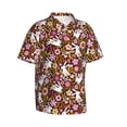 thumbnail image 1 of Picia Flower Bunny Gentle Cotton Regular Fit Short Sleeve Casual Hawaiian Shirt for Men-Small, 1 of 9