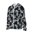 thumbnail image 1 of Picia Flower Women's Men's UPF 50+ Sun Protection Hoodie Shirt Long Sleeve SPF Fishing Outdoor UV Hiking Lightweight Shirts-Medium, 1 of 9