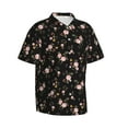 thumbnail image 1 of Picia Flowers Gentle Cotton Regular Fit Short Sleeve Casual Hawaiian Shirt for Men-3X-Large, 1 of 9