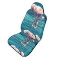 thumbnail image 1 of Picia Flowers in Glass Vase Print Waterproof Sweating Car Seat Cover for Post Gym Workout, Running, Beach and Hiking, Universal Fit Anti-Slip Bucket Seat Protector, 1 of 5