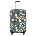 thumbnail image 1 of Picia Flowers and Bee Luggage Protector Cover Thicken Suitcase Protector Cover Fit 18-32 Inch Luggage-Large, 1 of 9