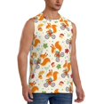 thumbnail image 1 of Picia Forest Squirrel mens Cotton Tank Undershirts , Moisture-wicking Ribbed Tanks, Lightweight Cotton Tank Undershirts-Large, 1 of 8