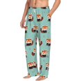 thumbnail image 1 of Picia Fox Mens Soft Woven Cotton Elastic Waistband Sleep Pajama Pant Lounge Sleep Pant With Pockets And Drawstring-XX-Large, 1 of 9