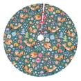 thumbnail image 1 of Picia Foxes and Birds in Forest Print Christmas Tree Skirt , Christmas Tree Skirt Ornaments for Merry Christmas Holiday Party Decorations Indoor Outdoor-30", 1 of 7