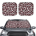 thumbnail image 1 of Picia French Bulldog1 2 Piece Car Windshield Sun Shade Foldable | Foldable Sun Shield for Front Window Blocks UV Rays and Keeps Your Vehicle Cool-, 1 of 1