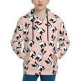 thumbnail image 1 of Picia French Bulldog1 Pattern Youth Hoodie - Warm Pullover Sweatshirt with Kangaroo Pocket, Ideal for Boys and Girls-Large, 1 of 6