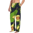 thumbnail image 1 of Picia Fresh Avocado Mens Soft Woven Cotton Elastic Waistband Sleep Pajama Pant Lounge Sleep Pant With Pockets And Drawstring-Small, 1 of 9