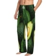 thumbnail image 1 of Picia Fresh Avocados Mens Soft Woven Cotton Elastic Waistband Sleep Pajama Pant Lounge Sleep Pant With Pockets And Drawstring-XX-Large, 1 of 9