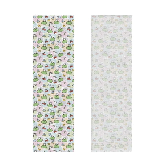 Picia Frog Wear Chef Hat Pattern Cooling Towels (40"x12") Cool Towel, Cold Towel, Microfiber Soft Breathable Chilly Ice Towel
