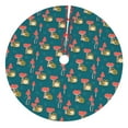 thumbnail image 1 of Picia Frog and Mushrooms Print Christmas Tree Skirt , Christmas Tree Skirt Ornaments for Merry Christmas Holiday Party Decorations Indoor Outdoor-36", 1 of 7