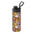 thumbnail image 1 of Picia Fruit-Flavored Ice-Cream Pattern Water Bottle 18 oz Stainless Steel Insulated Bottles With Handle Leak Proof Gym Sport Water Jug BPA-free insulated kettle For Men Women Adults, 1 of 7