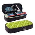 thumbnail image 1 of Picia Fruit Pattern Large Capacity PU Leather Pencil Case Organizer Pen Marker Holder Double Zipper Storage Bag Big Pencil Pouch for College Office, 1 of 6