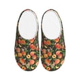 thumbnail image 1 of Picia Fruits Peach for Women's Lamb-hug Comfy Fleece House Slippers Memory Foam, Slip-on House Shoes Indoor Outdoor-42/43, 1 of 7