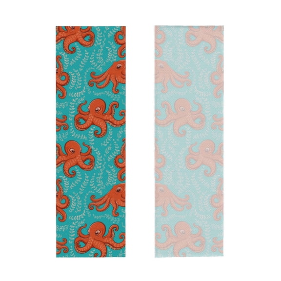 Picia Fun Octopus Pattern Cooling Towels (40"x12") Cool Towel, Cold Towel, Microfiber Soft Breathable Chilly Ice Towel