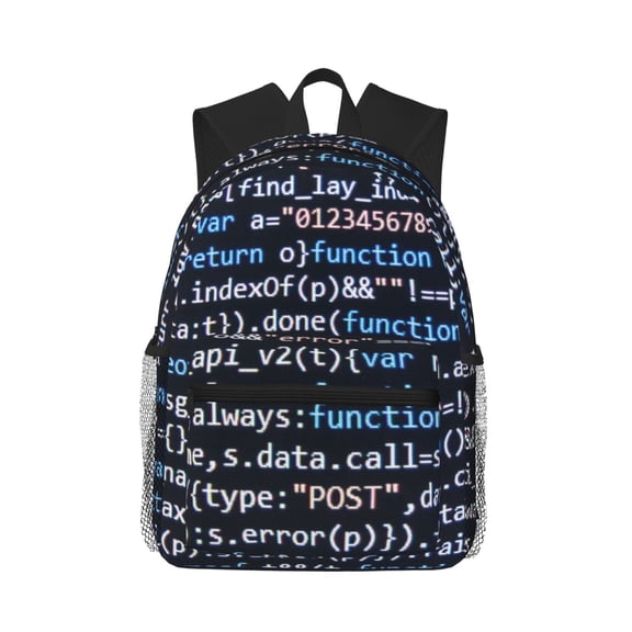 Picia Function Source Code Large Capacity Backpack Classic Style Backpack Casual Backpack Water-Resistant School Work Travel Outdoor Backpack