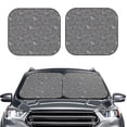 thumbnail image 1 of Picia Funny Chicken 2 Piece Car Windshield Sun Shade Foldable | Foldable Sun Shield for Front Window Blocks UV Rays and Keeps Your Vehicle Cool-Medium, 1 of 7