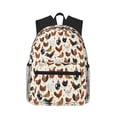 thumbnail image 1 of Picia Funny Chicken Large Capacity Backpack Classic Style Backpack Casual Backpack Water-Resistant School Work Travel Outdoor Backpack, 1 of 8
