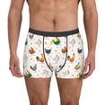 thumbnail image 1 of Picia Funny Chicken Pattern Men’s Boxer Briefs – Soft & Breathable Underwear, Stretchy & Comfortable Fit, Supportive Pouch Design, Moisture-Wicking-X-Large, 1 of 5