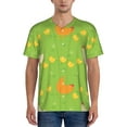 thumbnail image 1 of Picia Funny Chicken Pattern Mens Polo Shirts Quick Dry Short Sleeve Golf T Shirt Performance Moisture Wicking Casual Workout Baseball T-shirt-Medium, 1 of 7