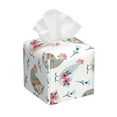 thumbnail image 1 of Picia Funny Chicken Pattern Tissue Box Cover,PVC Leather Square Holder,Tissue Box Holder with Magnetic Bottom,Facial Paper Organizer Dispenser-5.2"X5.2"X5.2", 1 of 8