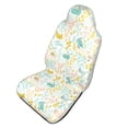 thumbnail image 1 of Picia Funny Chicken Print Waterproof Sweating Car Seat Cover for Post Gym Workout, Running, Beach and Hiking, Universal Fit Anti-Slip Bucket Seat Protector, 1 of 5