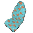 thumbnail image 1 of Picia Funny Chicken Print Waterproof Sweating Car Seat Cover for Post Gym Workout, Running, Beach and Hiking, Universal Fit Anti-Slip Bucket Seat Protector, 1 of 5