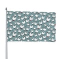 thumbnail image 1 of Picia Funny Chicken Printed Flag ,Funny Chicken Pattern Garden Flag Vertical Double,Yard Lawn Outdoor Decor 48x72", 1 of 9