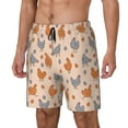thumbnail image 1 of Picia Funny Chicken pattern Mens Swim Trunks with Compression Liner Stretch Beach Shorts Quick Dry with Zipper Pockets No-Chafing Board Shorts-XX-Large, 1 of 9