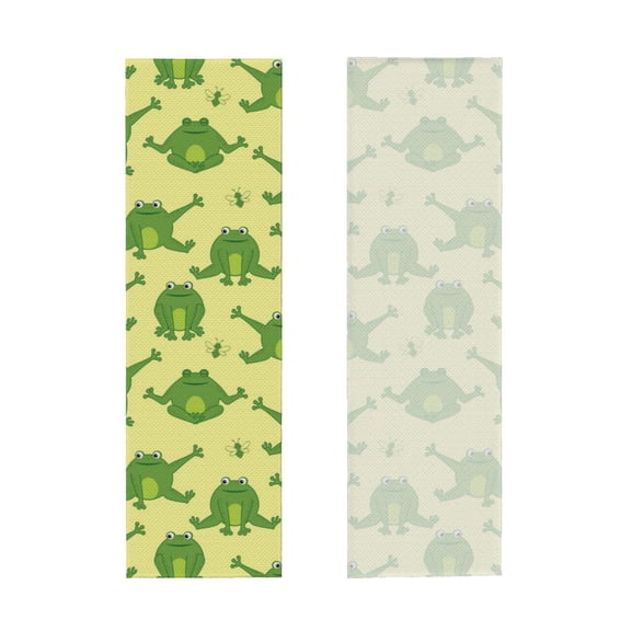 Picia Funny Frogs Pattern Cooling Towels (40"x12") Cool Towel, Cold Towel, Microfiber Soft Breathable Chilly Ice Towel