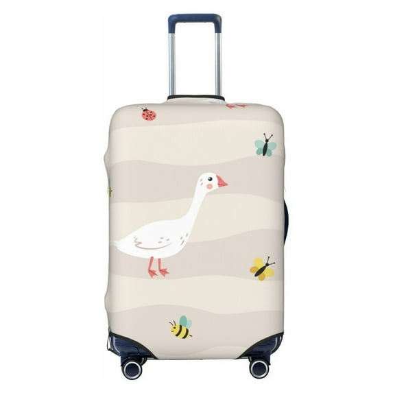 Picia Funny Goose1 Luggage Protector Cover Thicken Suitcase Protector Cover Fit 18-32 Inch Luggage-Large
