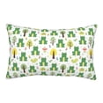thumbnail image 1 of Picia Funny Toad Pattern Plush Pillow Case – Soft and Cozy Cushion Cover, Hypoallergenic Throw Pillow Case for Home Decor-16"x24", 1 of 6