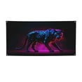 thumbnail image 1 of Picia Futuristic Purple Panther A、 Pattern Party Banner, Festive Decoration, Holiday Banner, Celebration Decor, Event Banner, Reusable Party Banner-Medium, 1 of 8