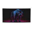 thumbnail image 1 of Picia Futuristic Purple Panther Pattern Party Banner, Festive Decoration, Holiday Banner, Celebration Decor, Event Banner, Reusable Party Banner-Small, 1 of 8