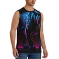 thumbnail image 1 of Picia Futuristic Purple Panther mens Cotton Tank Undershirts , Moisture-wicking Ribbed Tanks, Lightweight Cotton Tank Undershirts-XX-Large, 1 of 8