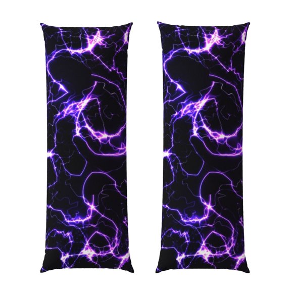 Picia Galaxy Lightning Body Pillow Cover - Super Soft Microfiber 20x54 Body Pillow Case - Envelope Closure, Wrinkle, Stain Resistant Body Pillow Cover,Elegant Bedding