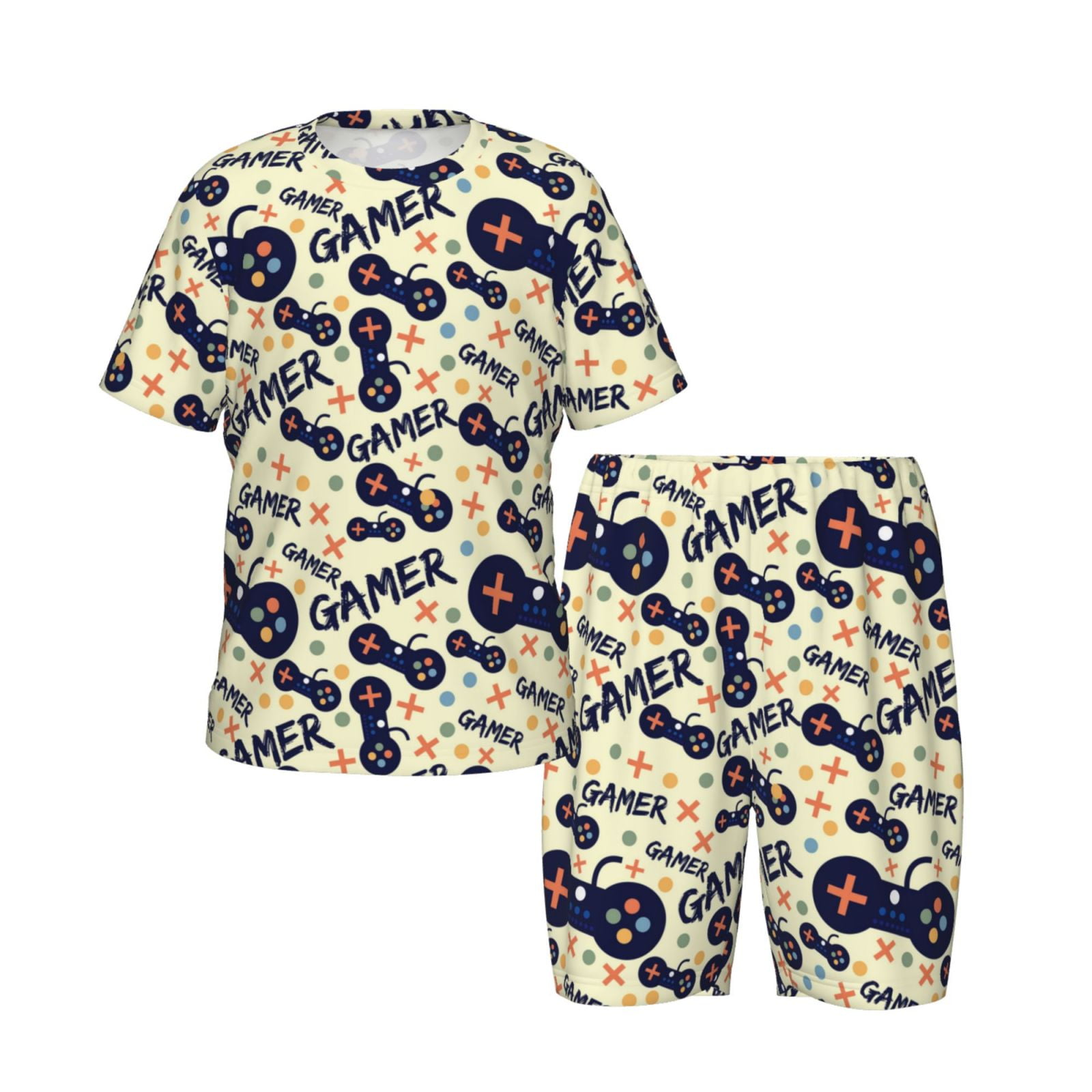 Picia Game Controller Printed Boys' Kids-PJ Snug Fit Cotton Short ...