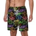thumbnail image 1 of Picia Game Joysticks pattern Mens Swim Trunks with Compression Liner Stretch Beach Shorts Quick Dry with Zipper Pockets No-Chafing Board Shorts-3X-Large, 1 of 9