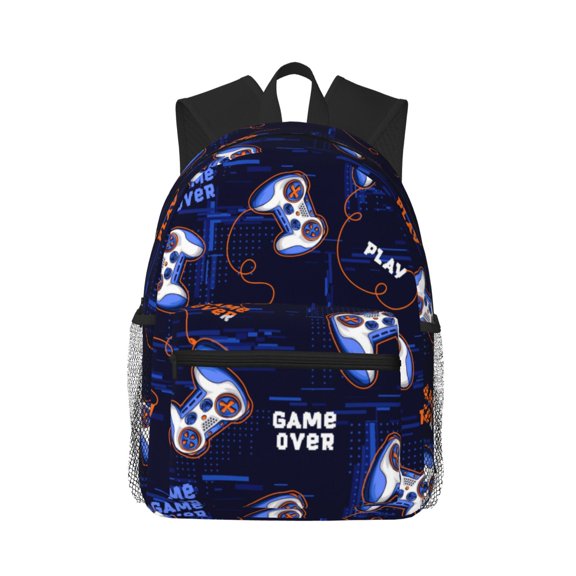 Picia Game Pads Large Capacity Backpack Classic Style Backpack Casual Backpack Water-Resistant School Work Travel Outdoor Backpack