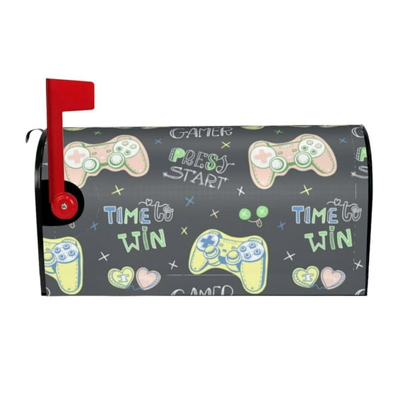 Picia Gamers Magnetic Mailbox Cover Standard Size-21x18 in