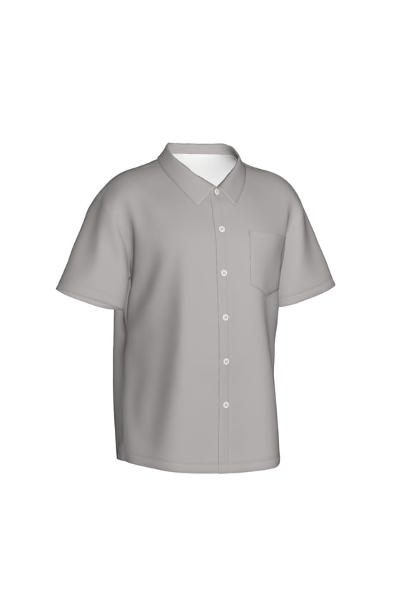 Gary Gentle Cotton Regular Fit Short Sleeve Casual Hawaiian Shirt for Men-