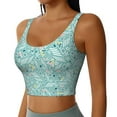 thumbnail image 1 of Picia Geometric Elements Sports Bra for Women,Padded Strappy Sports Bras Medium Support Yoga Bra with Removable Cups,Running Yoga Bra-XX-Large, 1 of 9