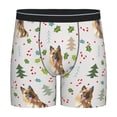 thumbnail image 1 of Picia German Shepherd Dog Pattern Men's Athletic Long Leg Briefs , Performance Stretch Underwear，Moisture-Wicking, 1 of 7