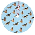 thumbnail image 1 of Picia German Shepherd Dog Print Christmas Tree Skirt , Christmas Tree Skirt Ornaments for Merry Christmas Holiday Party Decorations Indoor Outdoor-36", 1 of 7
