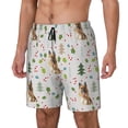 thumbnail image 1 of Picia German Shepherd Dog pattern Mens Swim Trunks with Compression Liner Stretch Beach Shorts Quick Dry with Zipper Pockets No-Chafing Board Shorts-3X-Large, 1 of 9