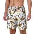 thumbnail image 1 of Picia German Shepherd Dog pattern Mens Swim Trunks with Compression Liner Stretch Beach Shorts Quick Dry with Zipper Pockets No-Chafing Board Shorts-Medium, 1 of 9