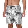 thumbnail image 1 of Picia German Shepherd Dog pattern Mens Swim Trunks with Compression Liner Stretch Beach Shorts Quick Dry with Zipper Pockets No-Chafing Board Shorts-X-Large, 1 of 9