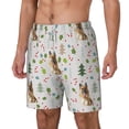 thumbnail image 1 of Picia German Shepherd Dog pattern Mens Swim Trunks with Compression Liner Stretch Beach Shorts Quick Dry with Zipper Pockets No-Chafing Board Shorts-XX-Large, 1 of 9