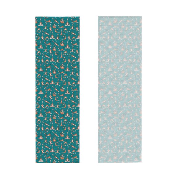 Picia Giraffes Doing Various Yoga Pattern Cooling Towels (40"x12") Cool Towel, Cold Towel, Microfiber Soft Breathable Chilly Ice Towel